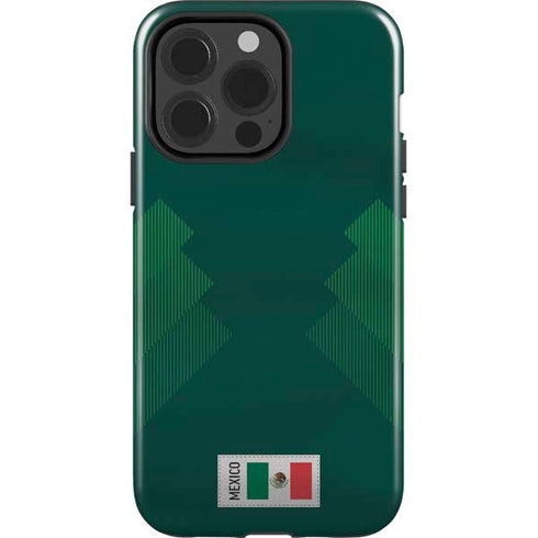 Mexico Soccer Flag iPhone 15 Pro Impact Case
